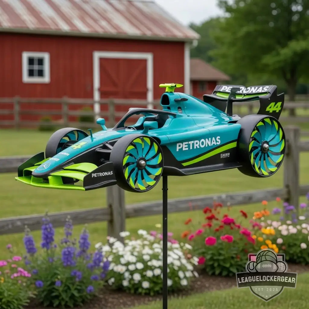 Formula 1 Race Car 21st Anniversary Wind Spinner