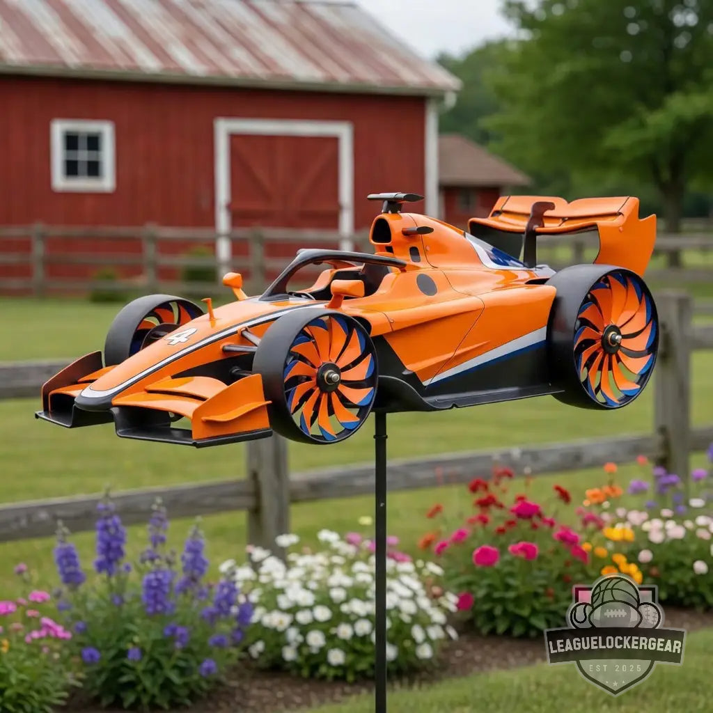 Formula 1 Race Car 21st Anniversary Wind Spinner