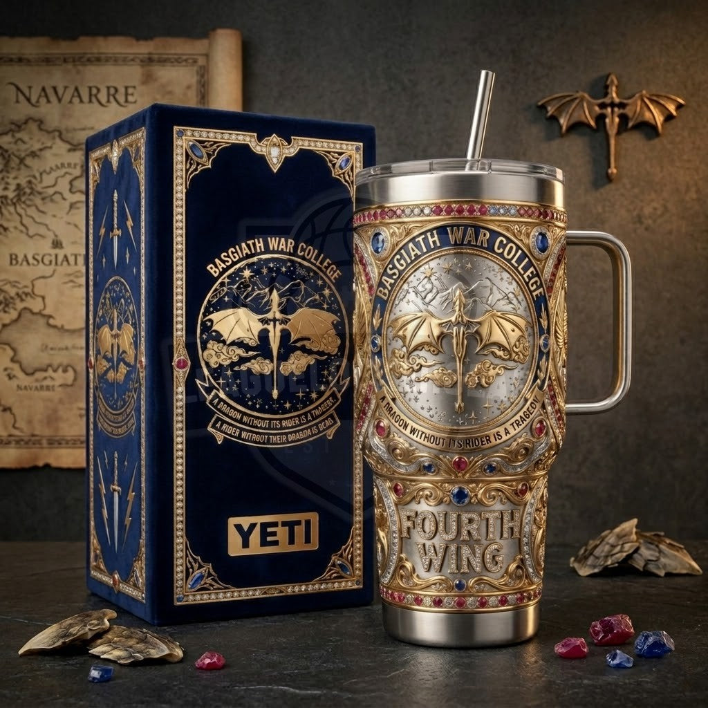 Fourth Wing Basgiath War College Tumbler