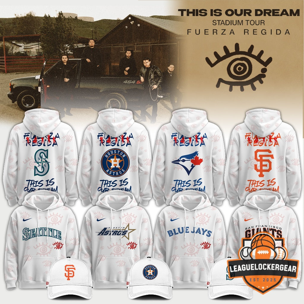 MLB x Fuerza Regida This Is Our Dream Stadium Tour Hoodie