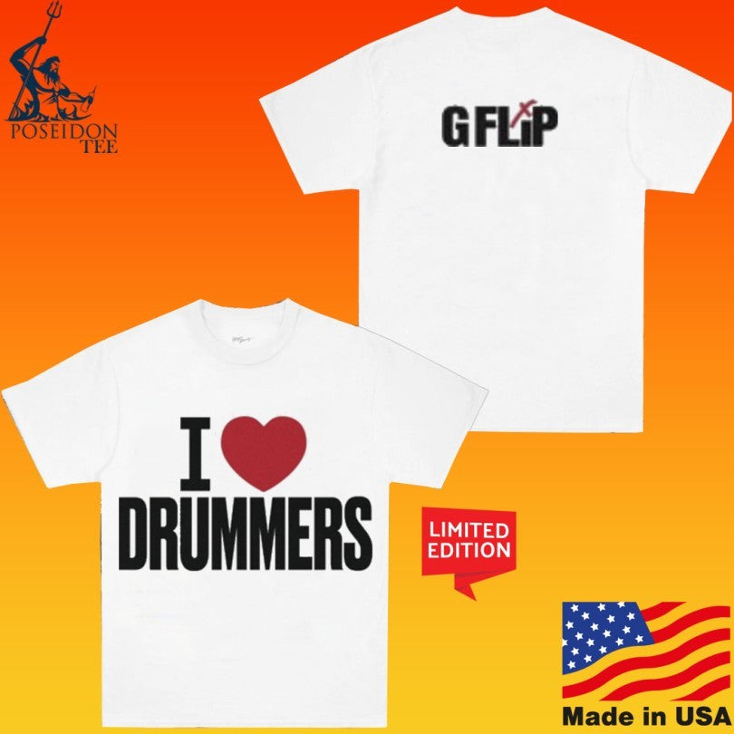 G Flip I 3 Drummers T-shirt
