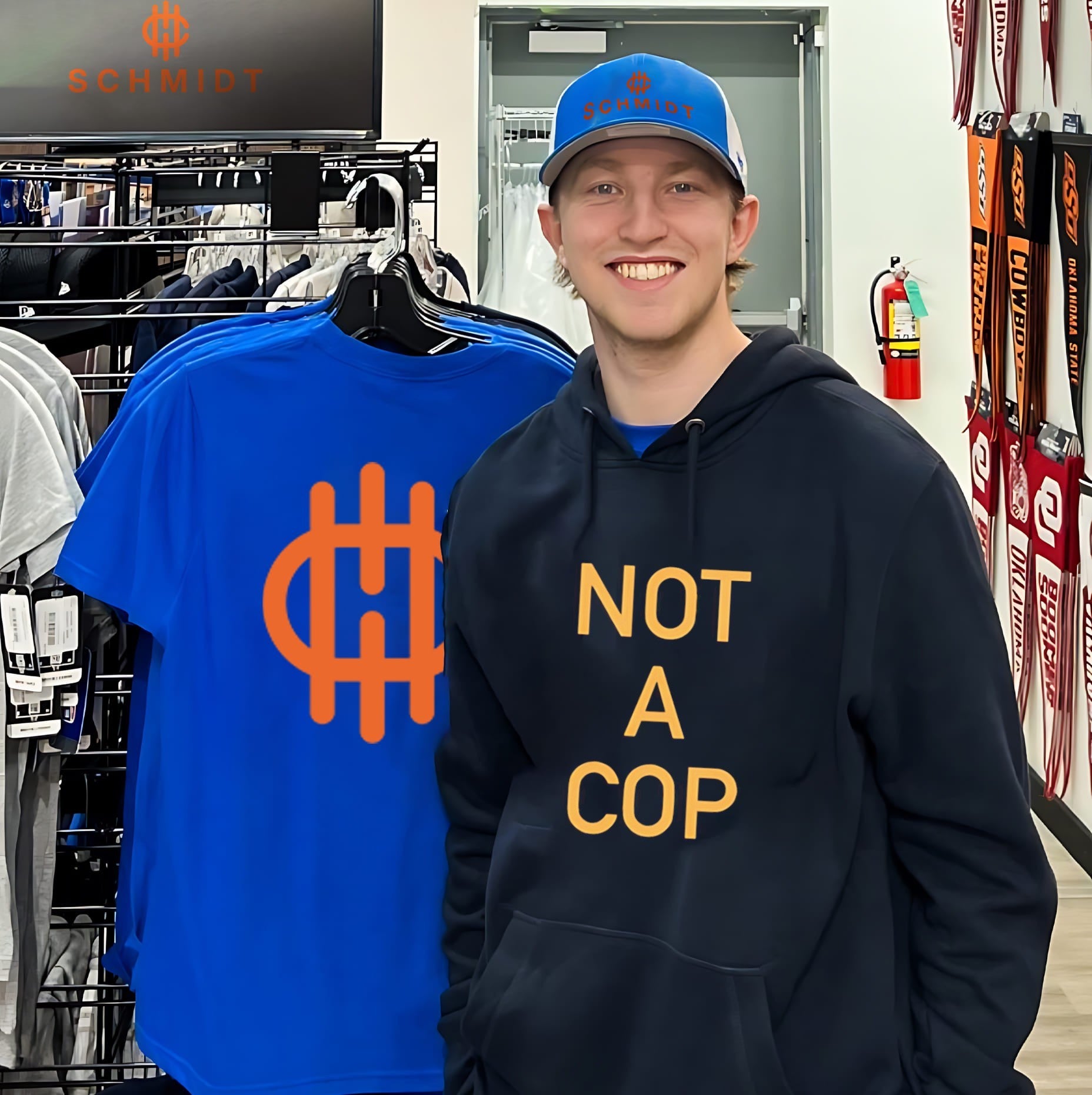 Not a Cop undercover funny humor law enforcement shirt