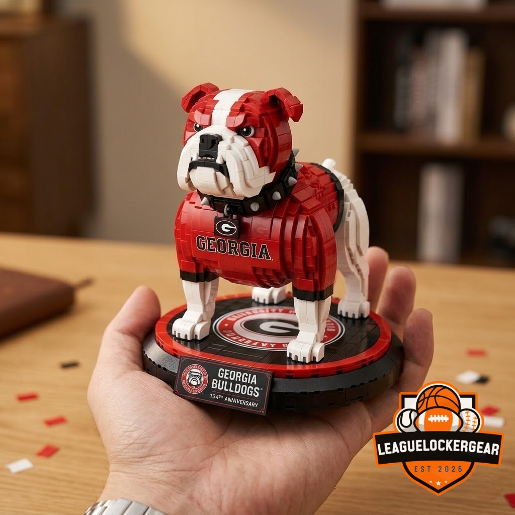 Georgia Bulldogs 134th Anniversary Brick Building Figure