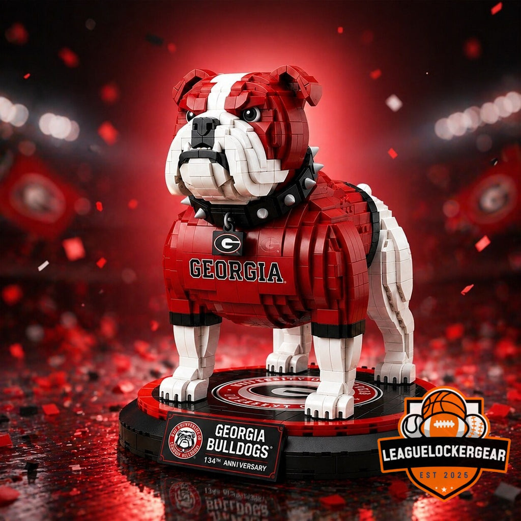 Georgia Bulldogs 134th Anniversary Brick Building Figure