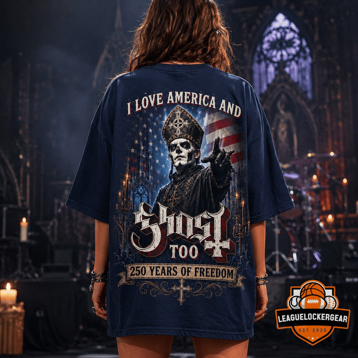 Ghost America 250 Years of Freedom T-Shirt