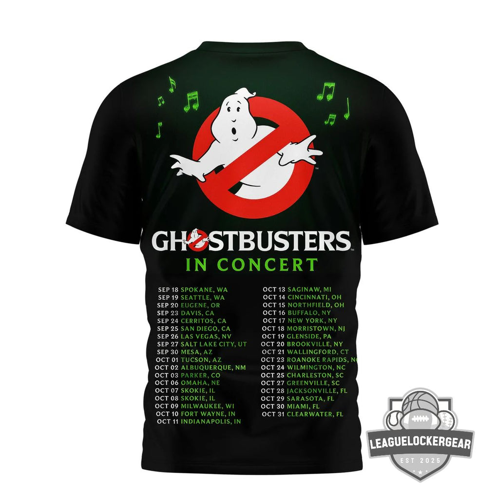 Ghostbusters In Concert Tour Dates T-Shirt