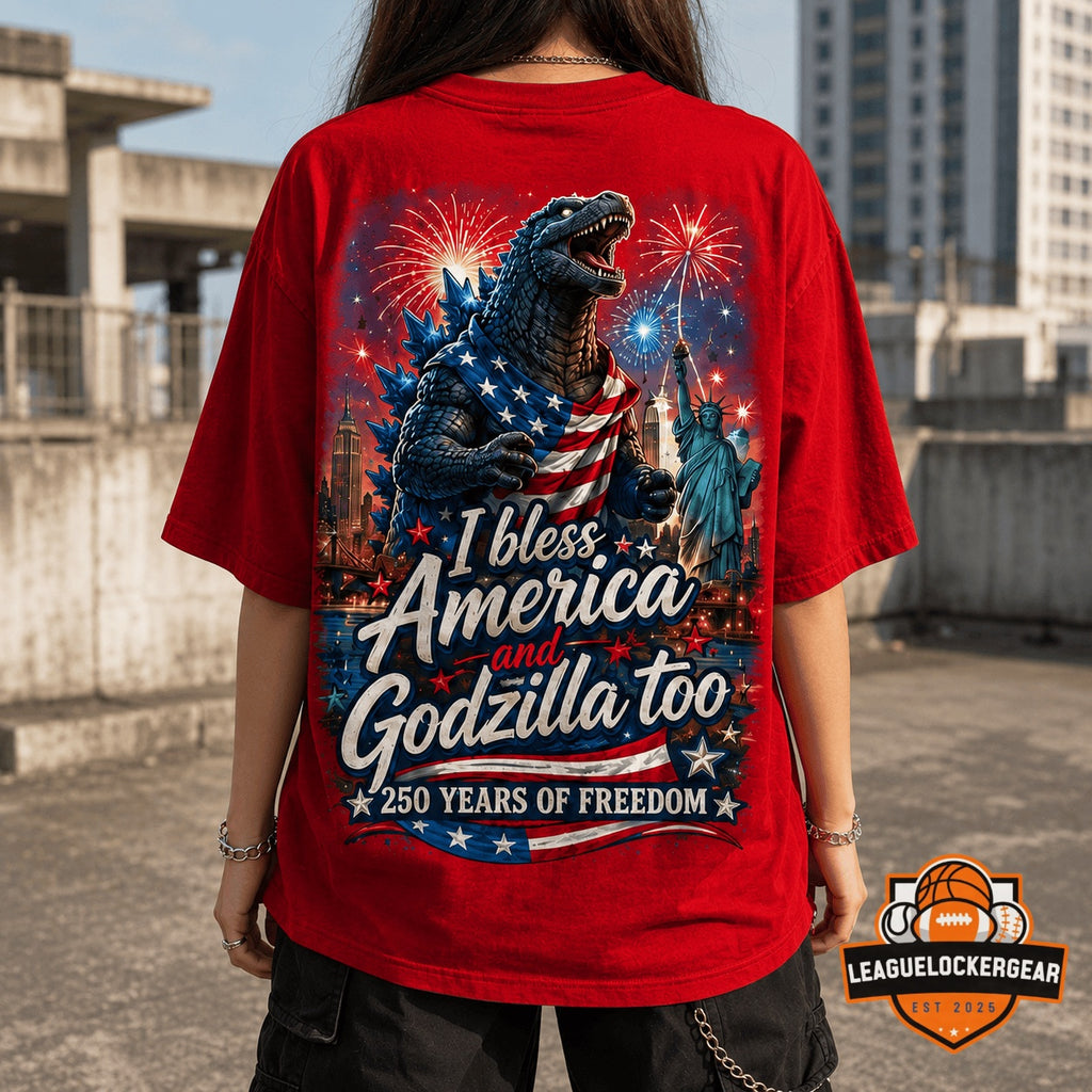 Godzilla America 250 Years of Freedom T-Shirt