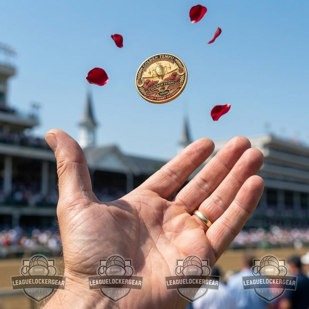 Cherie Devaux & Golden Tempo First Female Derby Winning Trainer 2026 Coin