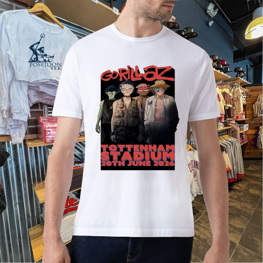Gorillaz London Tottenham Stadium 20th June 2026 T-shirt