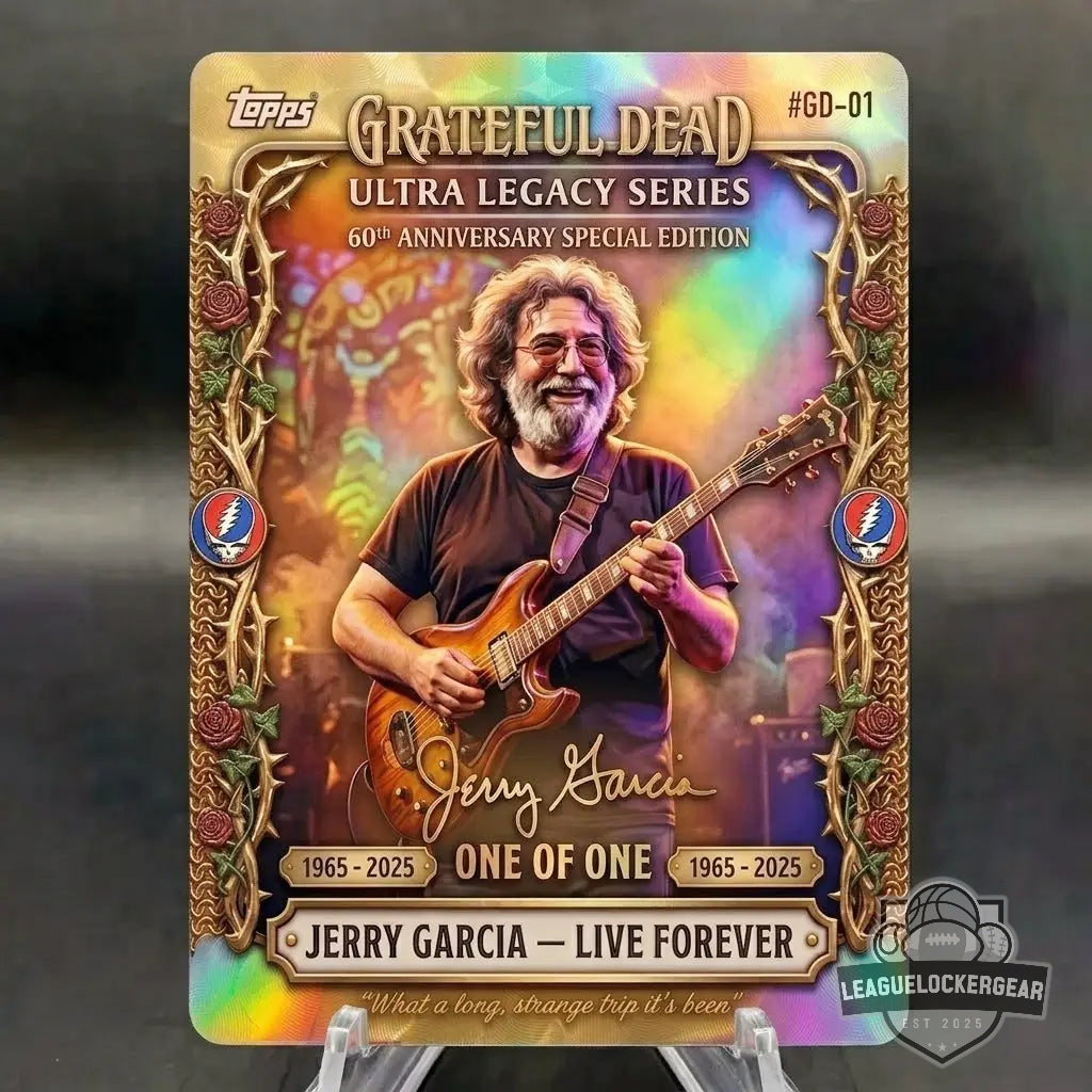 Grateful Dead Jerry Garcia 60th Anniversary Trading Card