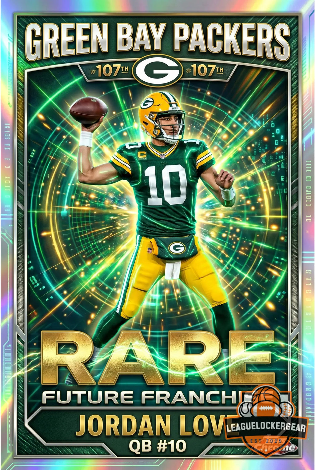 Green Bay Packers 107th Anniversary 1919-2026 Trading Cards