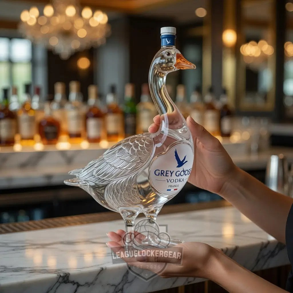 Grey Goose Goose Shaped Vodka Bottle