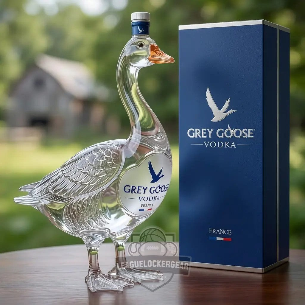 Grey Goose Goose Shaped Vodka Bottle