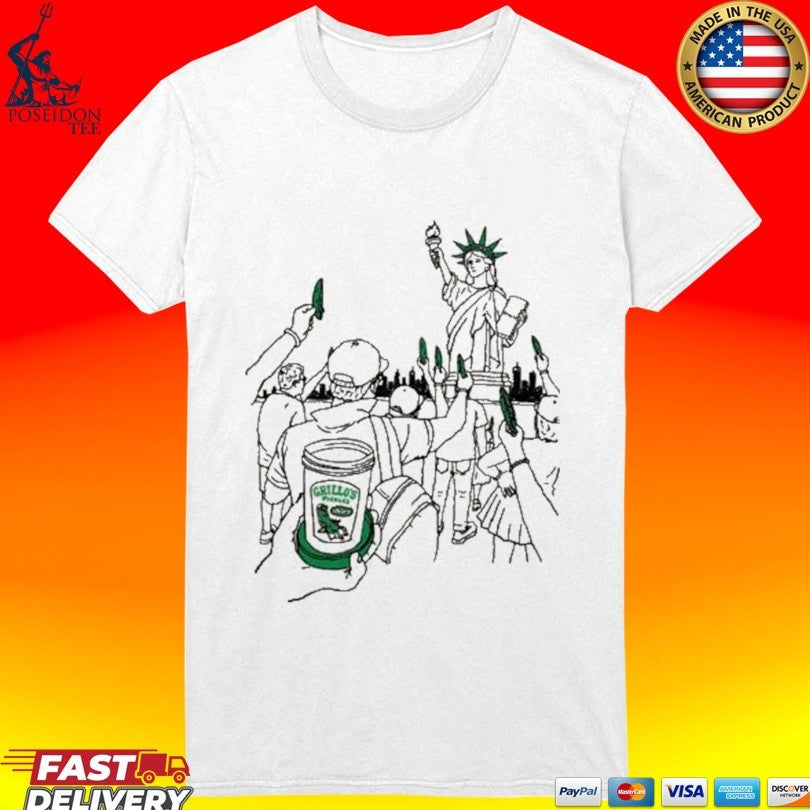 Grillo’s Pickles Statue Of Liberty T-shirt