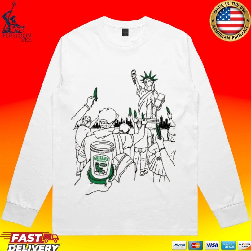 Grillo’s Pickles Statue Of Liberty T-shirt