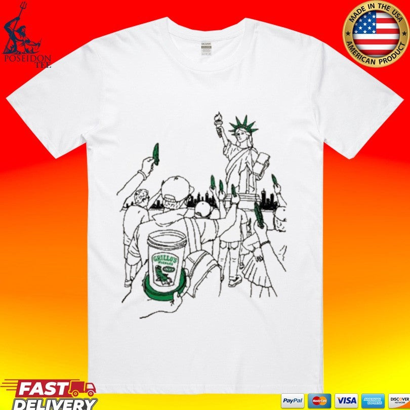 Grillo’s Pickles Statue Of Liberty T-shirt