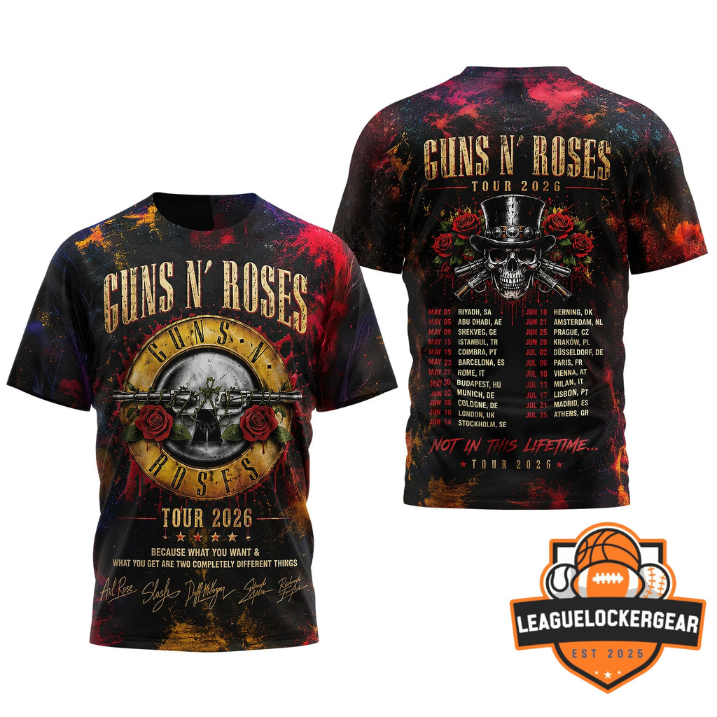 Guns N’ Roses Tour 2026 T-Shirt