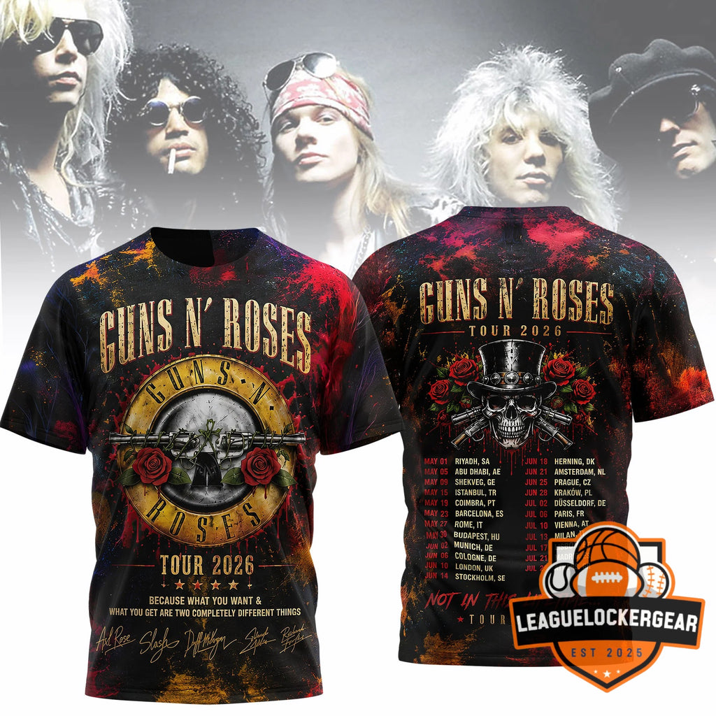 Guns N’ Roses Tour 2026 T-Shirt
