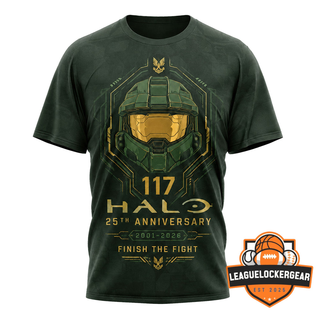 Halo 25th Anniversary Master Chief Spartan 117 T-Shirt