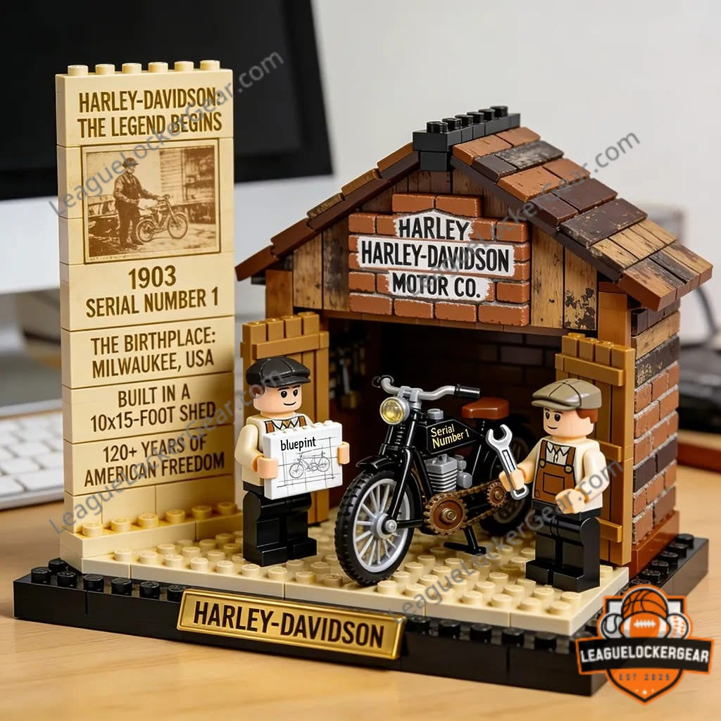 Harley-Davidson 1903 Serial Number 1 123rd Anniversary Brick Set