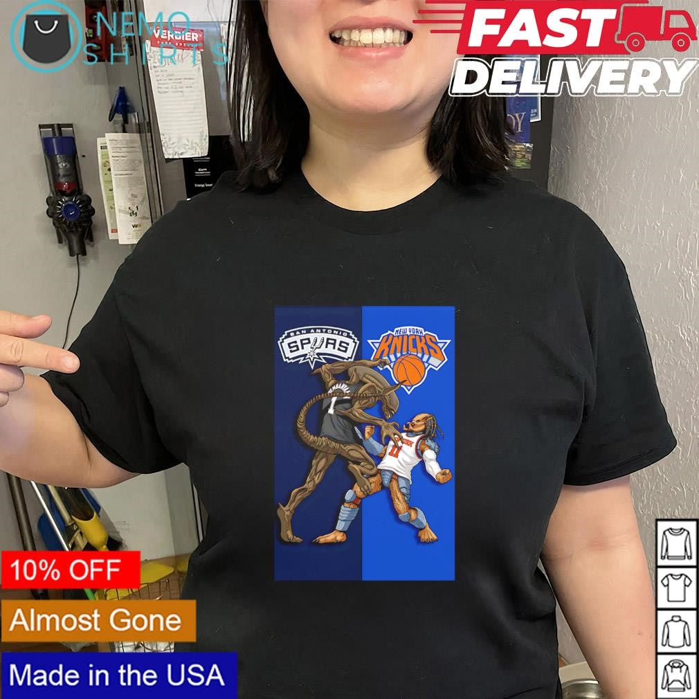 Alien Wemby vs Predator Brunson 2026 NBA Finals matchup shirt