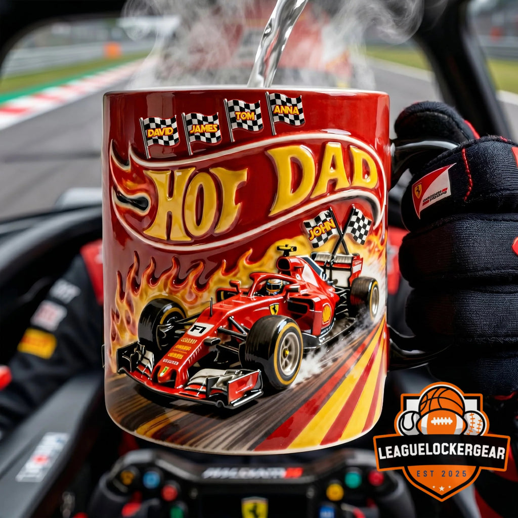 Dad Formula 1 Ferrari Personalized Mug