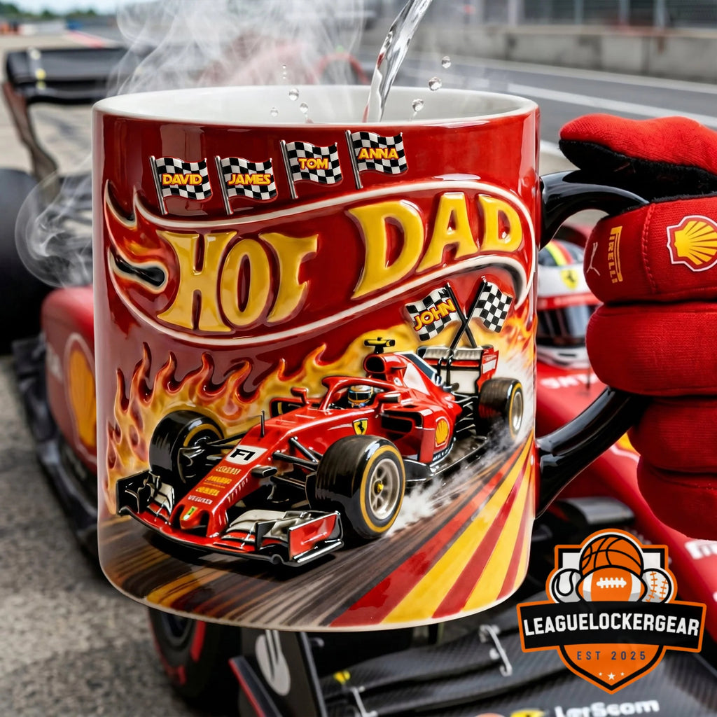 Dad Formula 1 Ferrari Personalized Mug