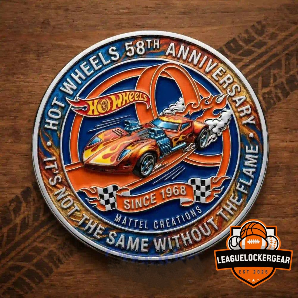 Wheels 58th Anniversary Since 1968 Challenge Coin