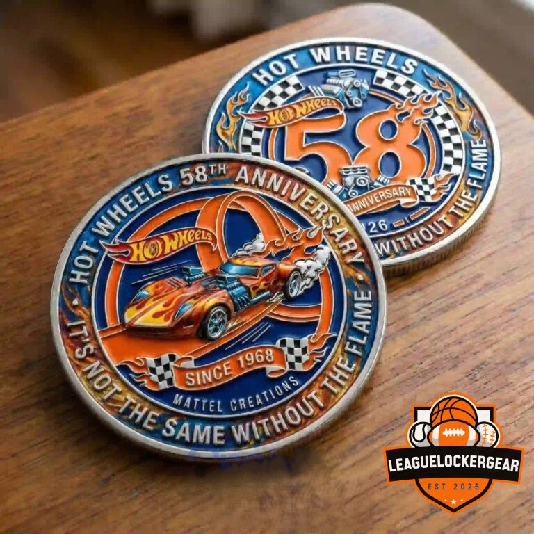 Wheels 58th Anniversary Since 1968 Challenge Coin