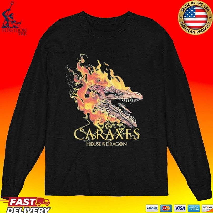 House Of The Dragon Caraxes Embrace The Legacy T-shirt