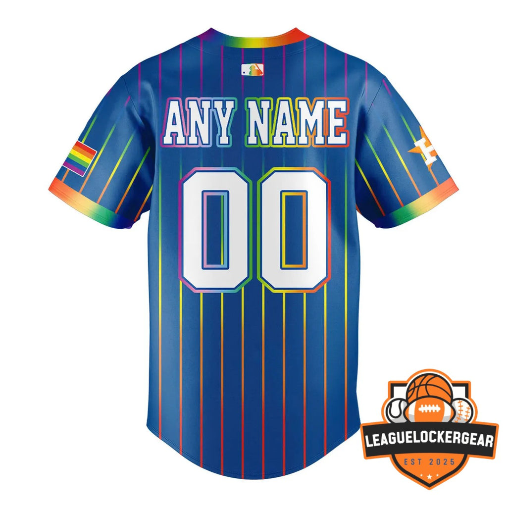 Houston Astros Pride Night Baseball Jersey