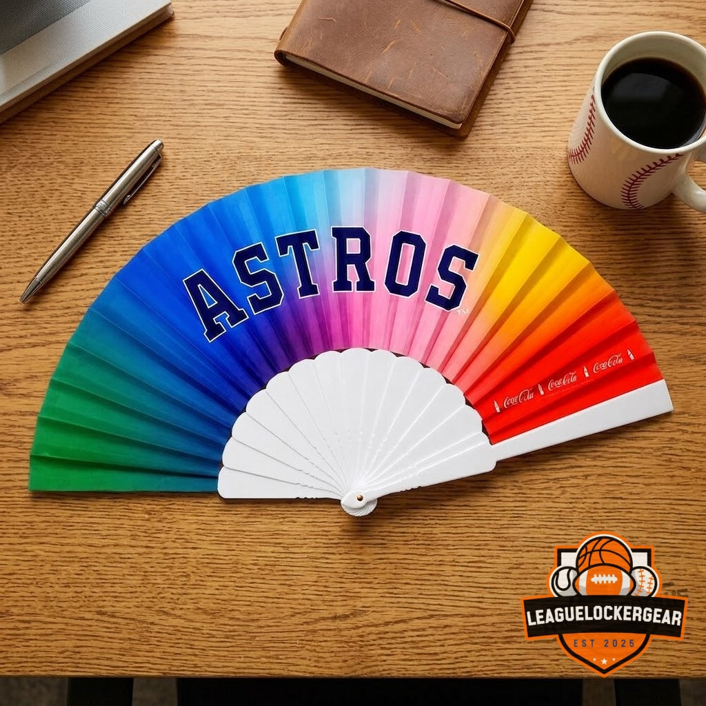 Houston Astros Pride Month Hand Fan