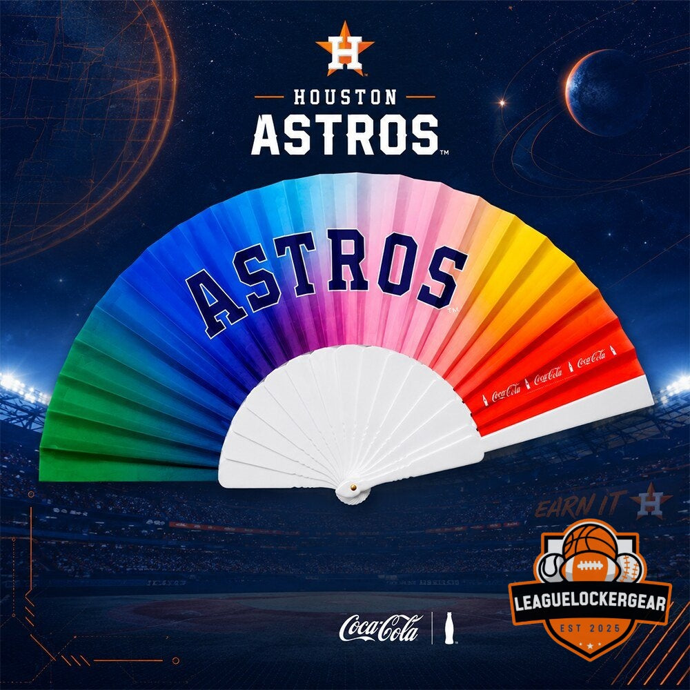 Houston Astros Pride Month Hand Fan
