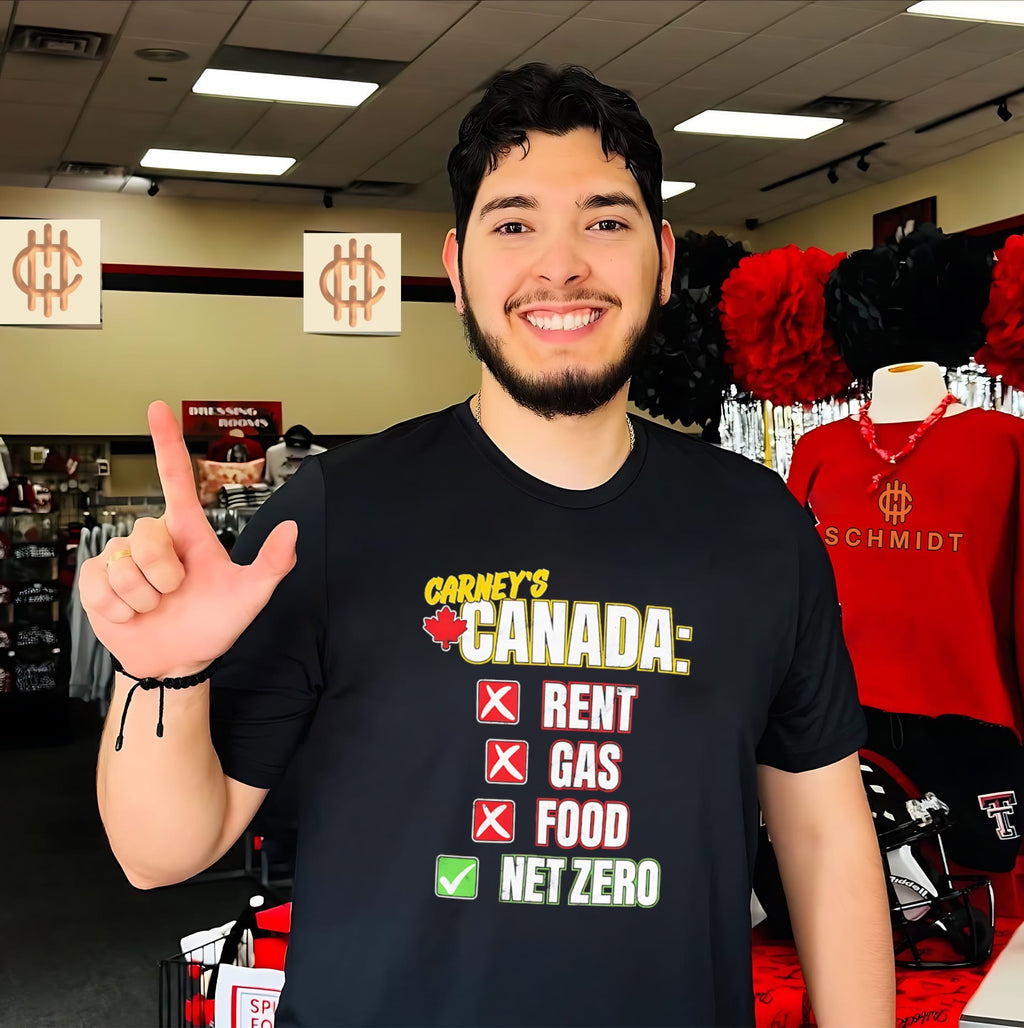 Carney’s Canada Rent Gas Food Net Zero shirt