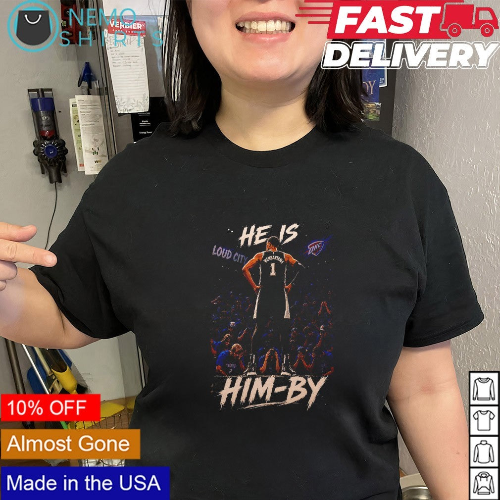 He is him by Victor Wemby San Antonio Spurs win over OKC shirt