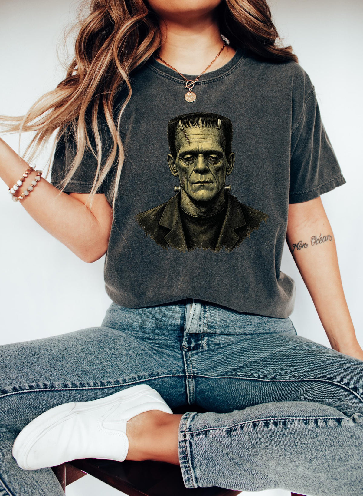 Frankenstein Retro Halloween Horror Movie Spooky Season Vintage Monster (4)