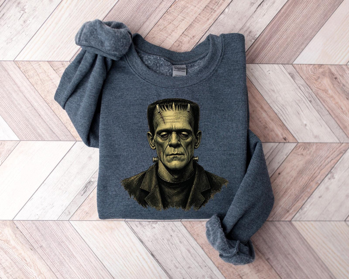 Frankenstein Retro Halloween Horror Movie Spooky Season Vintage Monster (3)