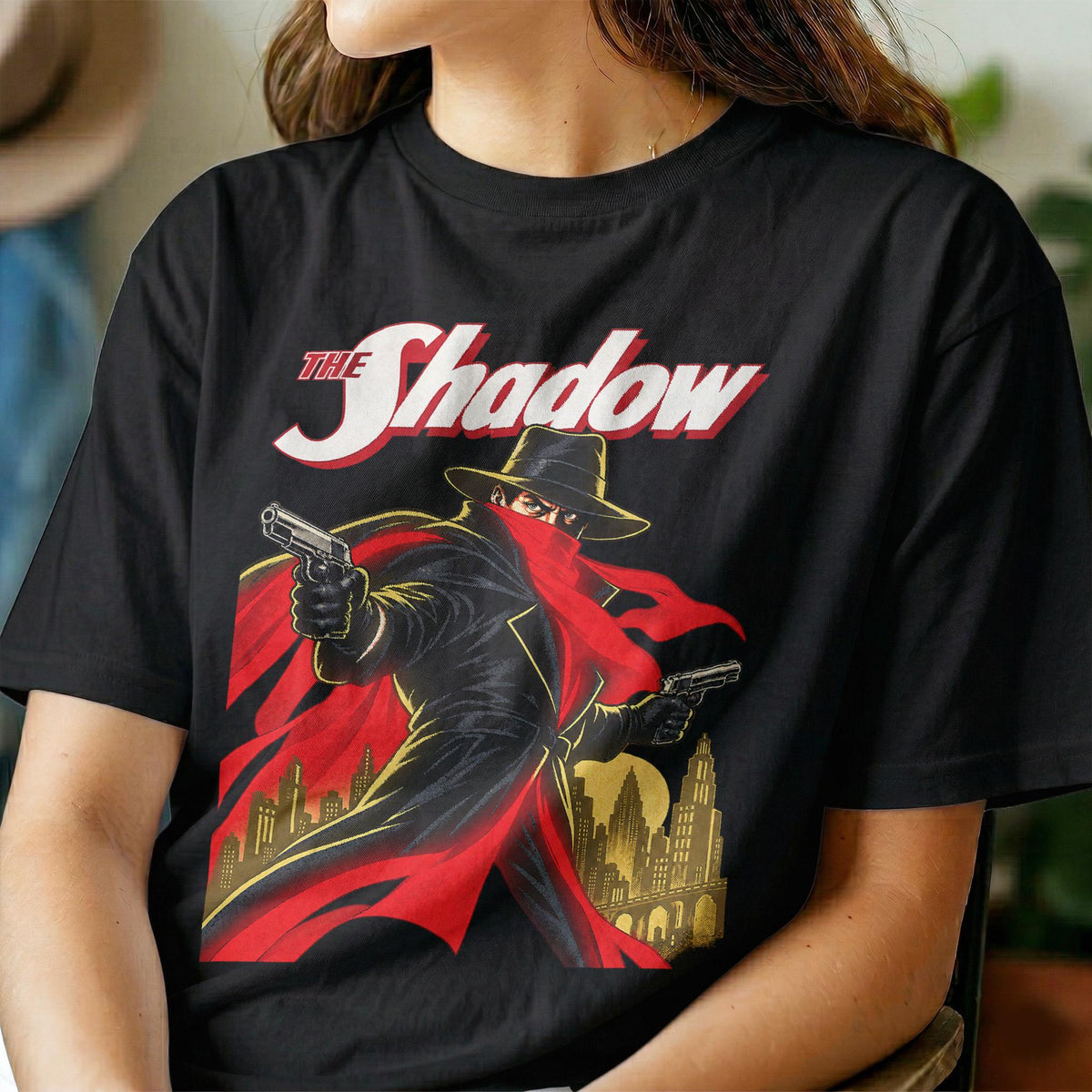 Shadow Tee Vintage Pulp Comic Noir Unisex T-shirt, Sweatshirt, Hoodie (1)