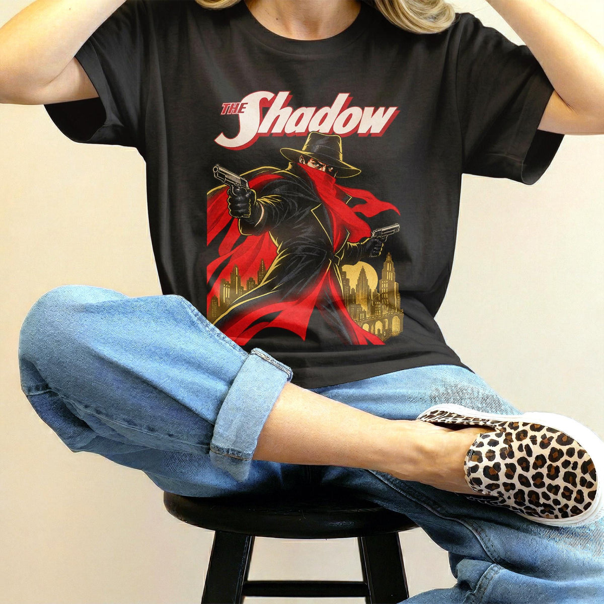Shadow Tee Vintage Pulp Comic Noir Unisex T-shirt, Sweatshirt, Hoodie (2)