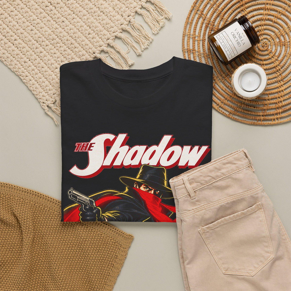Shadow Tee Vintage Pulp Comic Noir Unisex T-shirt, Sweatshirt, Hoodie (4)
