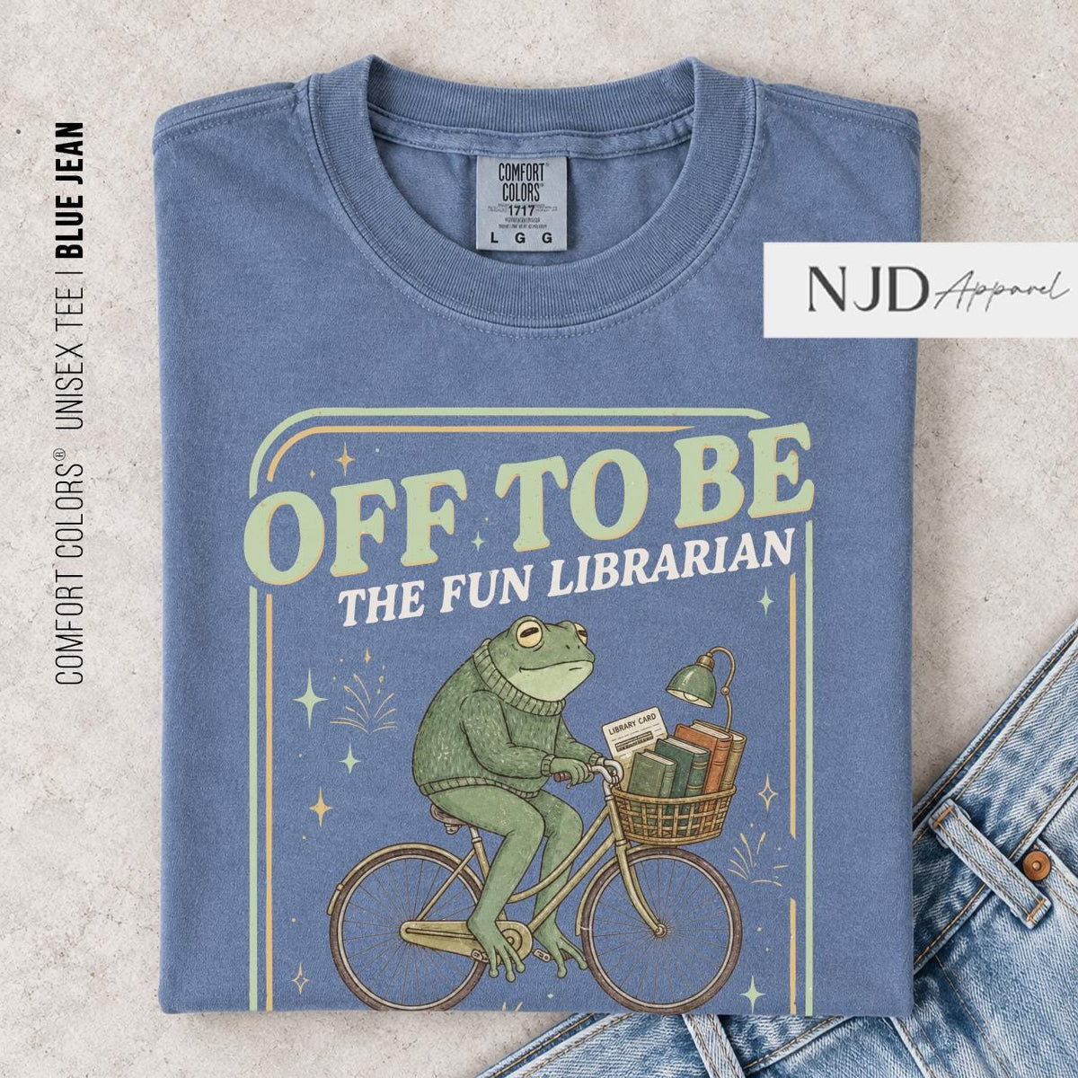 Off Librarian Retro Book Lover Comfort Colors Tee Library Worker Librarian (4)