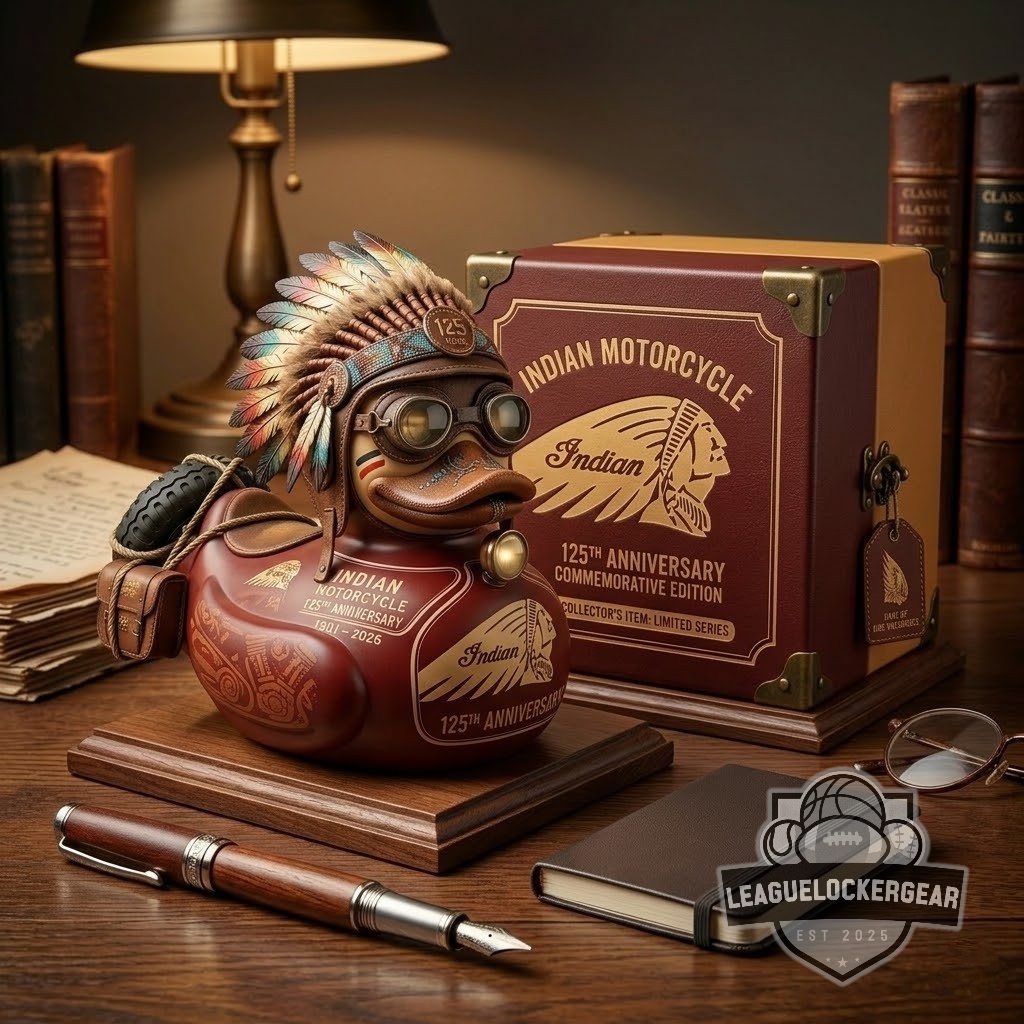 Indian Motorcycle 125th Anniversary Commemorative Edition Rubber Duck