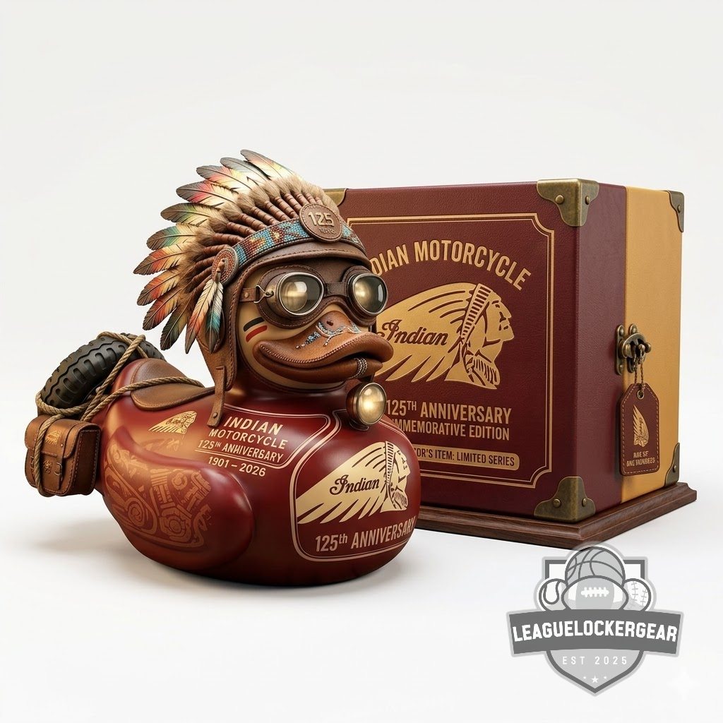 Indian Motorcycle 125th Anniversary Commemorative Edition Rubber Duck