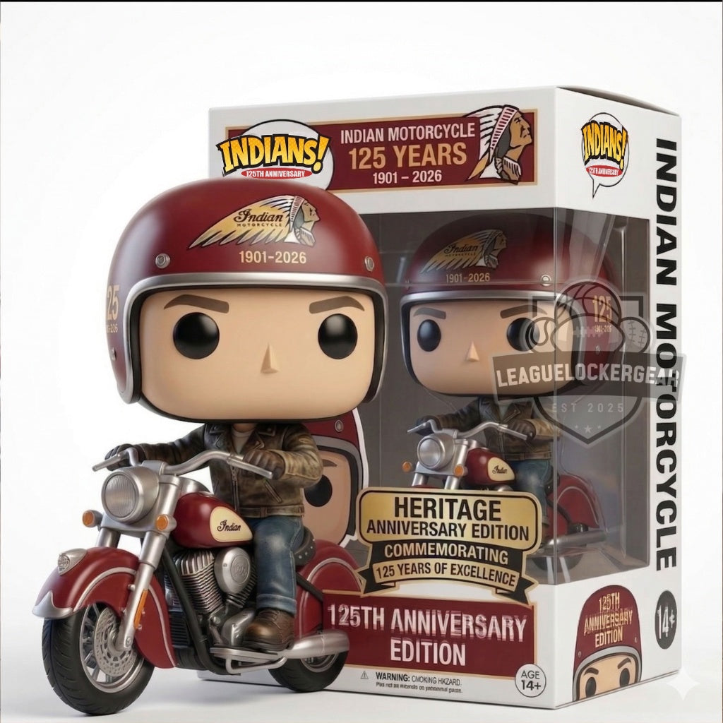 Indian Motorcycle 125th Anniversary Motorcycle Funko Pop Figure