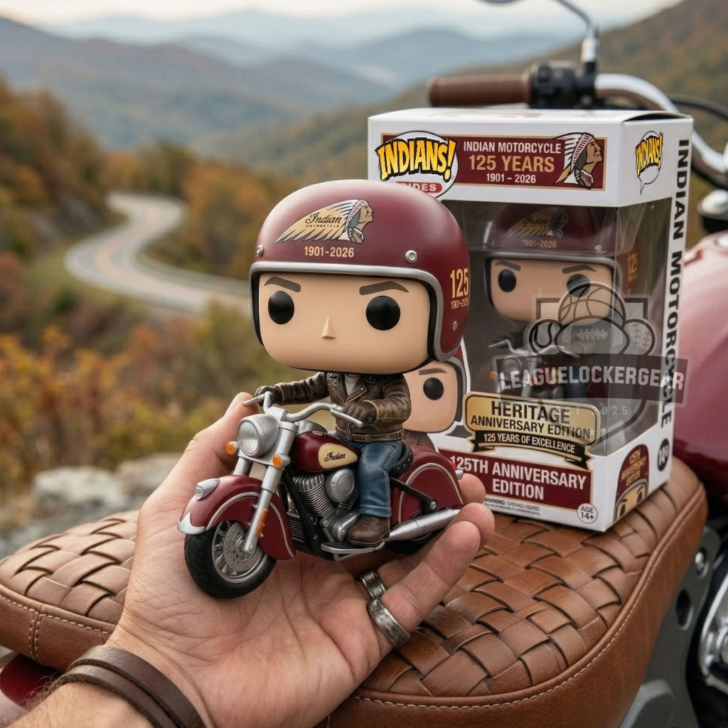 Indian Motorcycle 125th Anniversary Motorcycle Funko Pop Figure