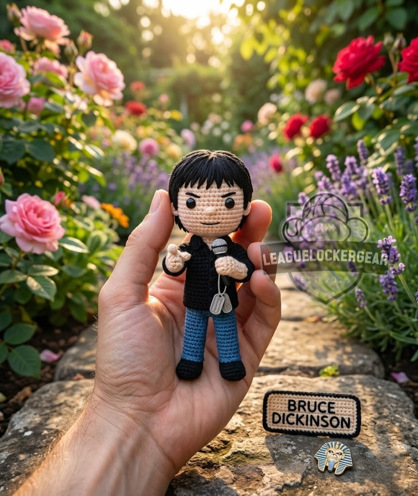 IRON MAIDEN 50th Anniversary Crochet Doll
