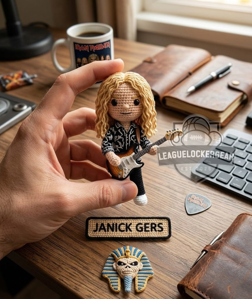 IRON MAIDEN 50th Anniversary Crochet Doll