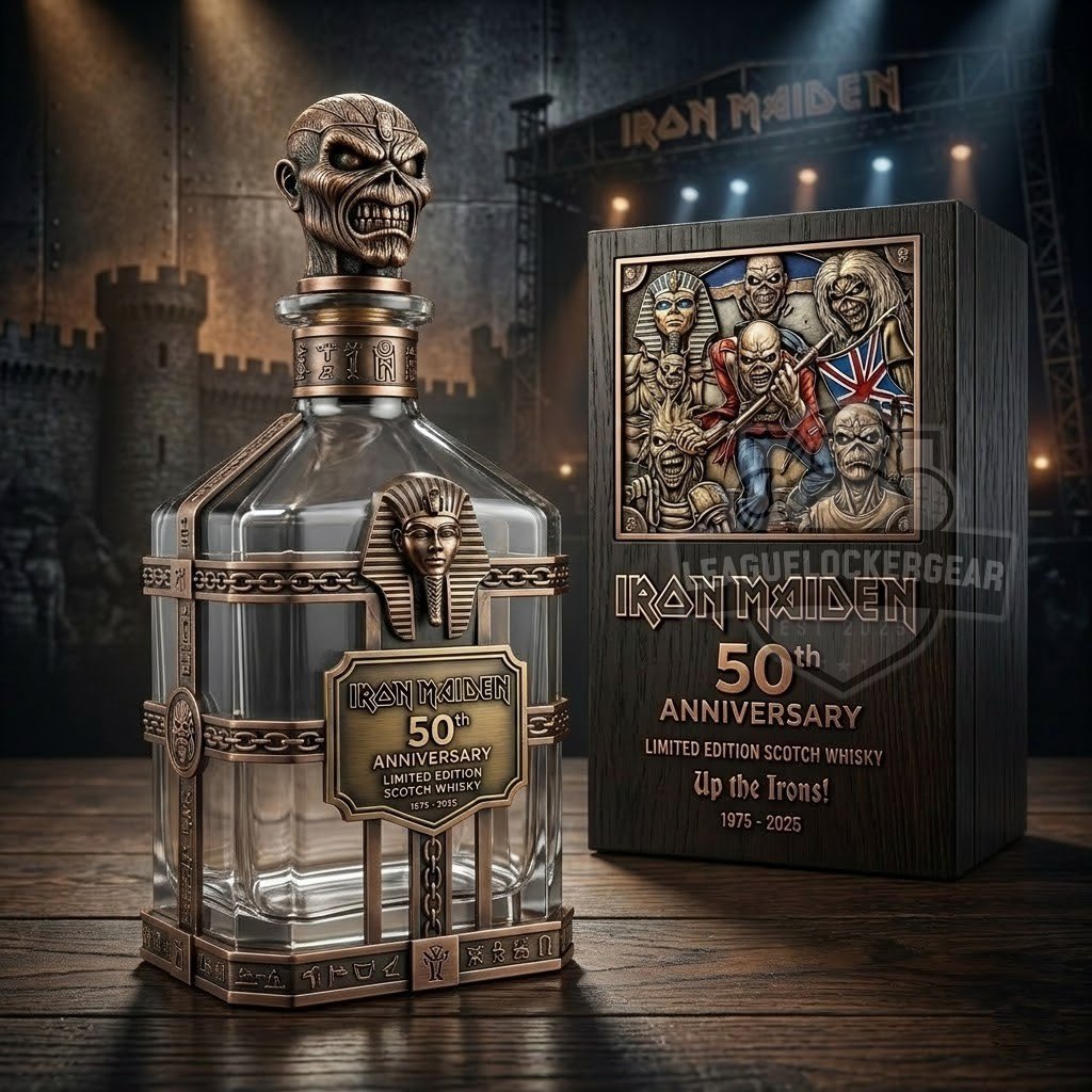 Iron Maiden 50th Anniversary Whisky Decanter