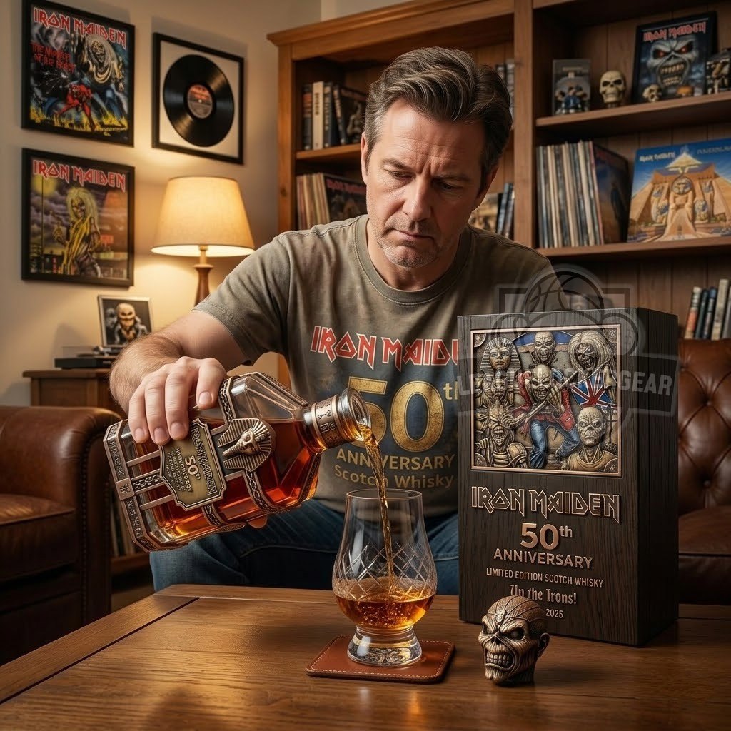 Iron Maiden 50th Anniversary Whisky Decanter