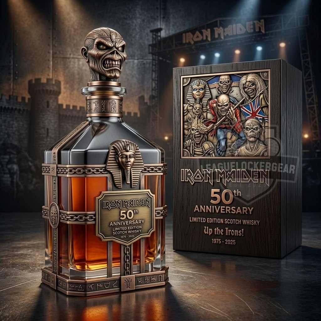 Iron Maiden 50th Anniversary Whisky Decanter
